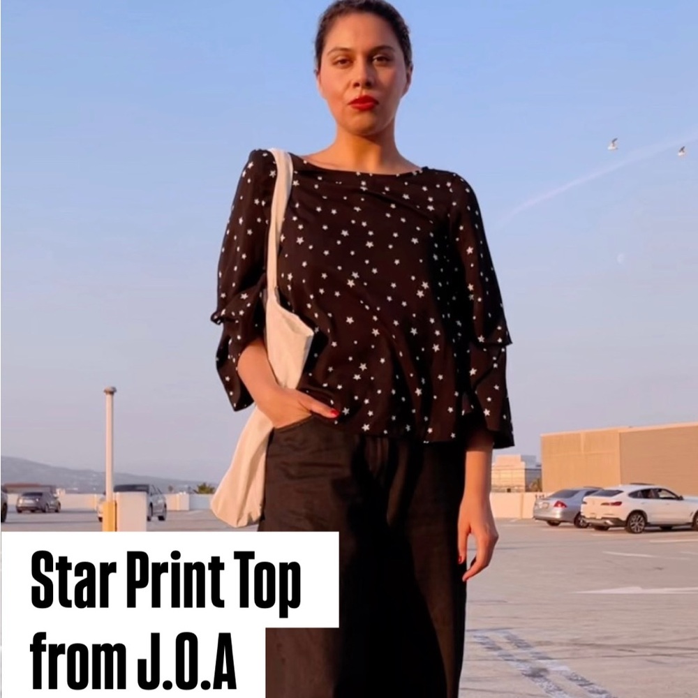 Star Printed Blouse